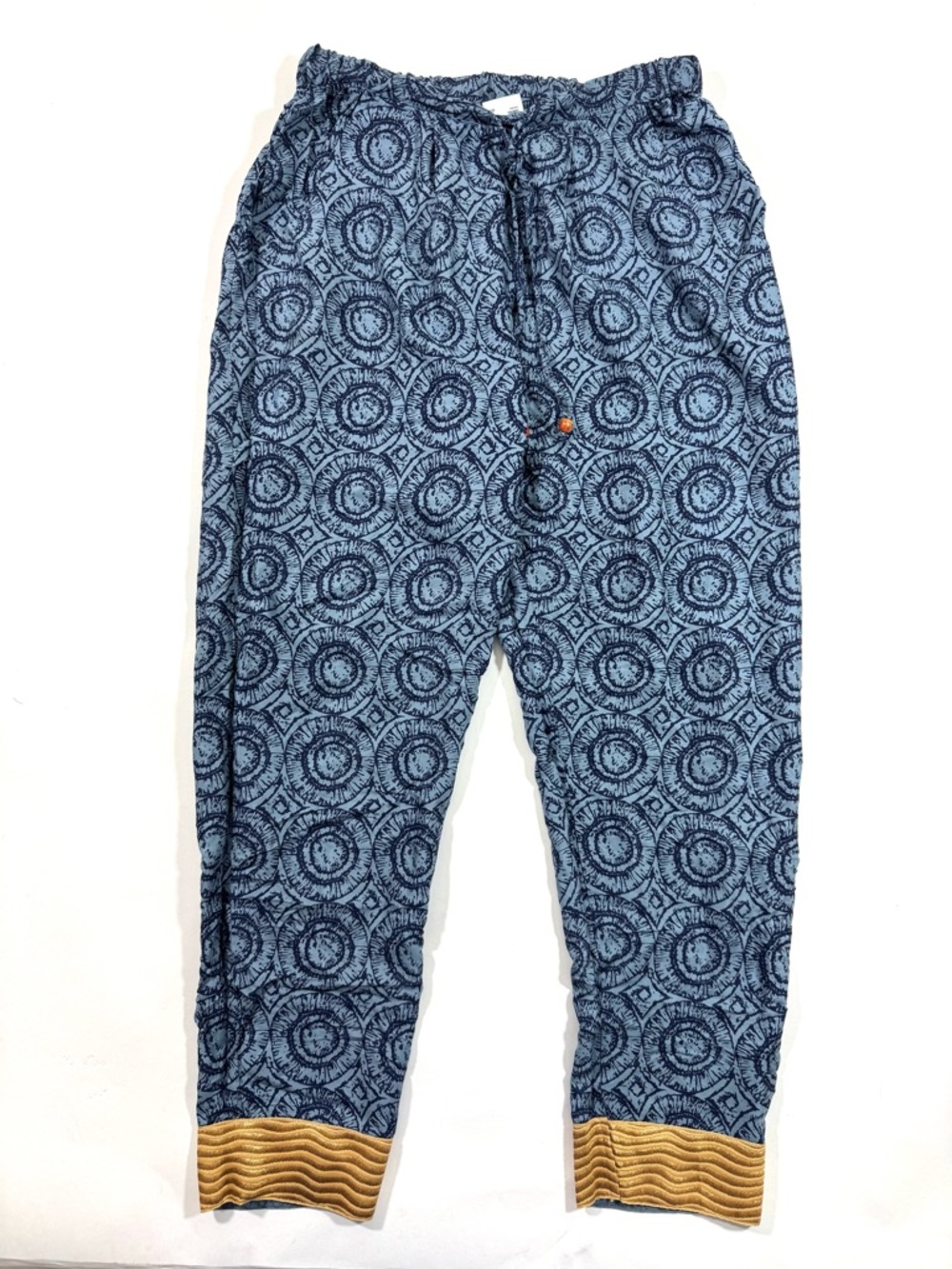Sudara Punjammies Kala Print Slouch Pants Gold Trim